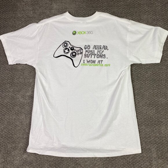 NWOT Mountain Dew Xbox 360 Promo T Shirt Men's XL White Cotton - Picture 4 of 10